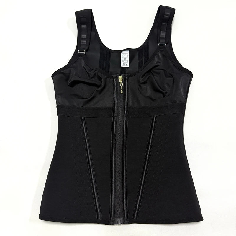 Colombian Fajas Waist Trainer – 17 Steel Bones & Triple-Hook Compression