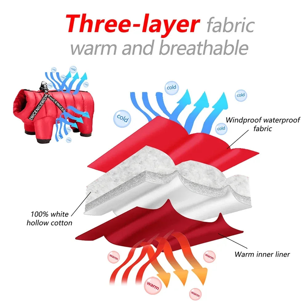 Winter Warm Jumpsuit for Sm a ll Pets