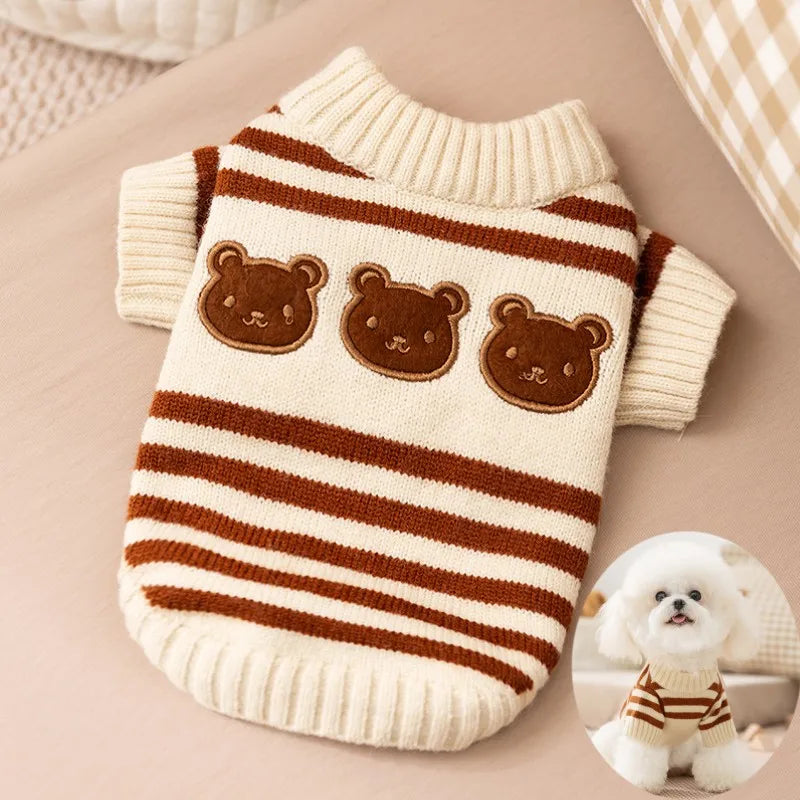 Bear Knit Dog Sweaters