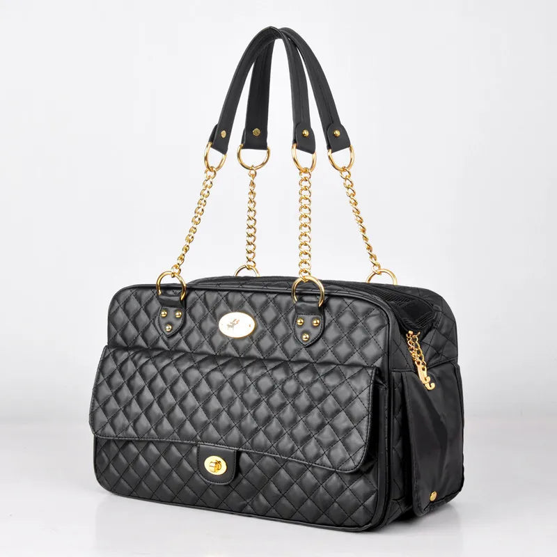 Luxury Designer Pet Carrier for small pets Dog Carry Bag Fashionable Cat Chihuahua, French Bulldog Pomeranian dogs accessories Fashioned Furbabies