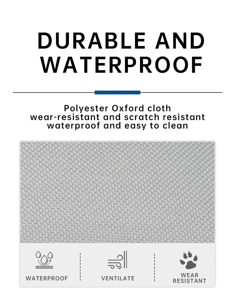 Outdoor Camping Foldable Pet Bed with Support and Dust-proof Dog Mattress, Comfortable and Soft Dog Bed for Travel Fashioned Furbabies