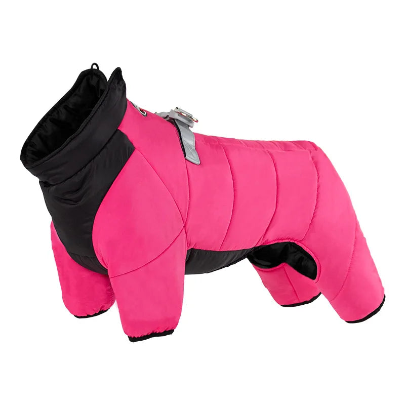 Winter dog cotton coat, , waterproof, non stick fur,