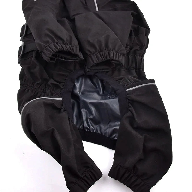 Waterproof Reflective Dog Raincoat - Winter Jumpsuit