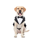 Pet Dog Clothes Fashion Party Show Formal Suit Tie Bow Shirt Wedding Tuxedo Halloween Dress for Small Large Dog Clothes Supplies Fashioned Furbabies