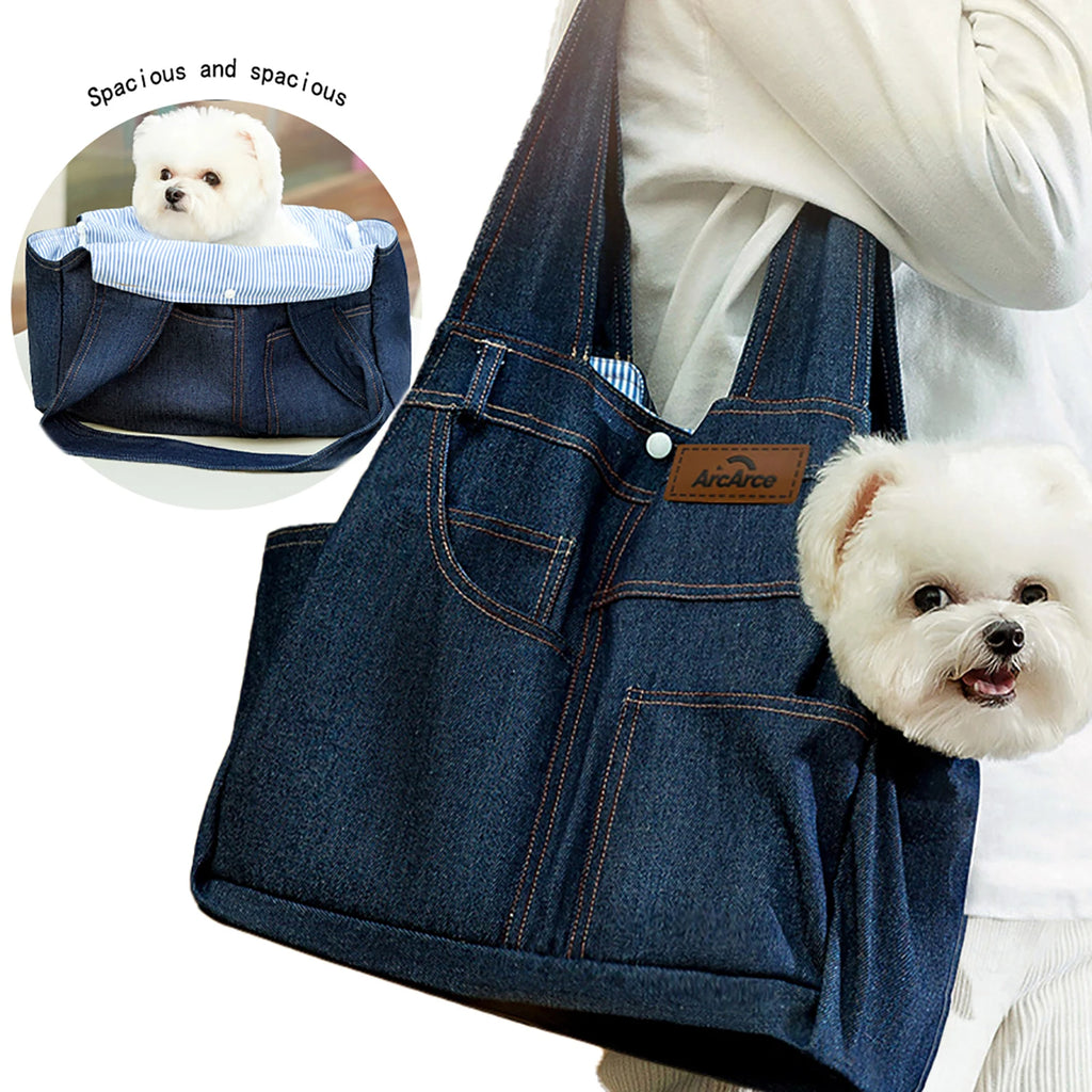 Fashion Pet Carrier Bag | Crossbody Shoulder Bag for Small Dogs & Cats