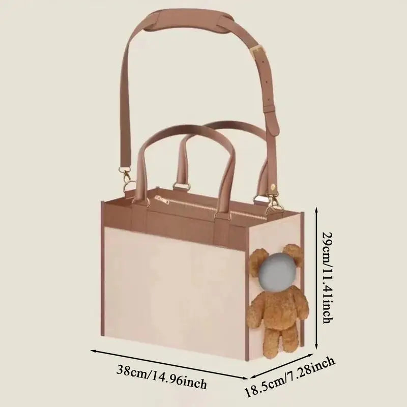 Pet Carriers For Dogs Large Capacity Dog Carrier Multifunctional Outdoor Cat Bags Puppy Breathable Carrying Pouch For Bunny Fashioned Furbabies