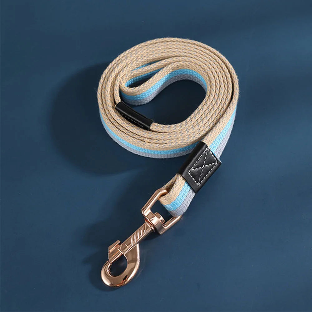 Padded Nylon Dog Training Leash — Strong Traction Lead for Small, Medium & Large Dogs | 4 Colors | 3 Widths | 2 Lengths