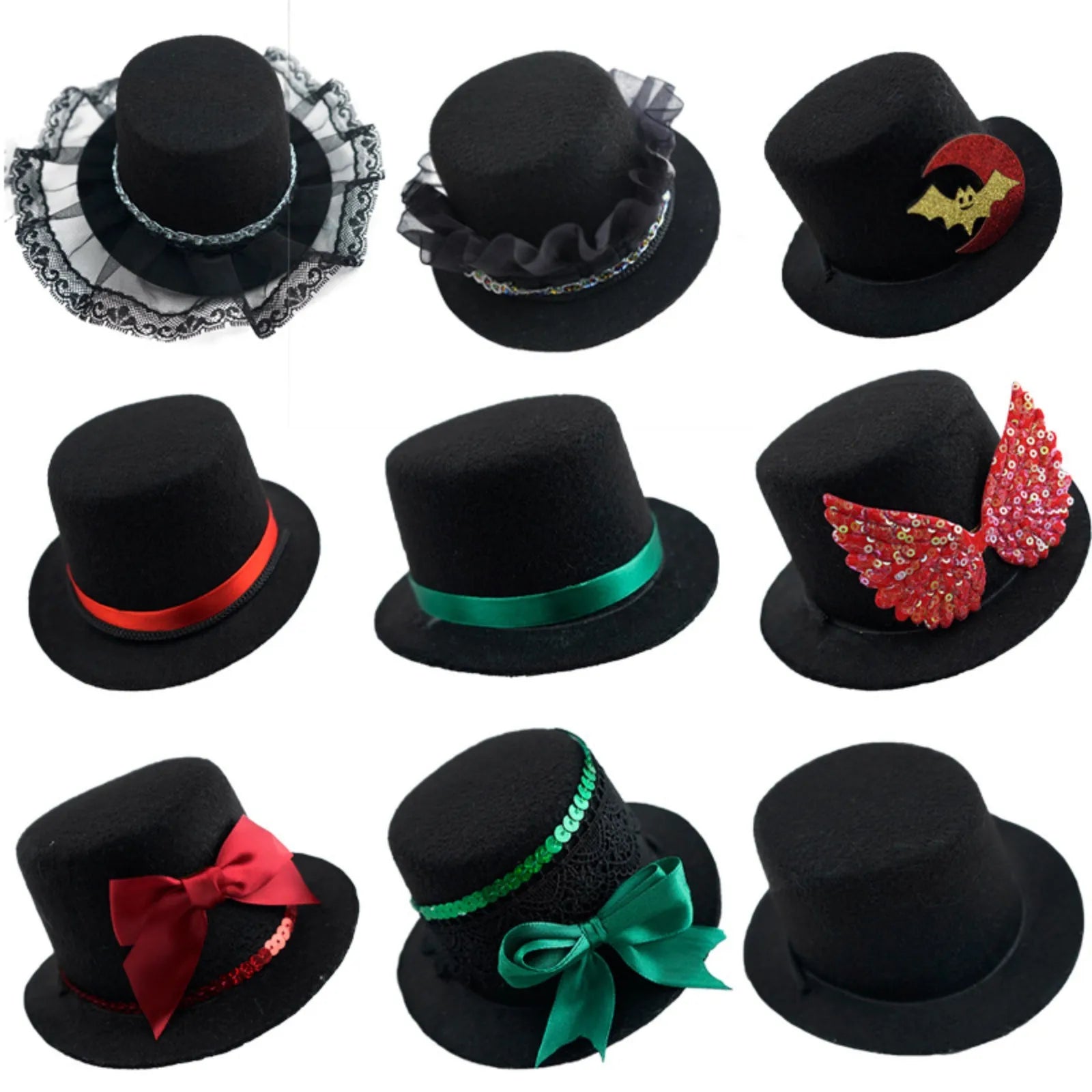 Pet Top Hat | Black Gentleman Formal Hat for Dogs, Cats & Small Animals – Halloween & Parties