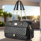 Luxury Designer Pet Carrier for small pets Dog Carry Bag Fashionable Cat Chihuahua, French Bulldog Pomeranian dogs accessories Fashioned Furbabies