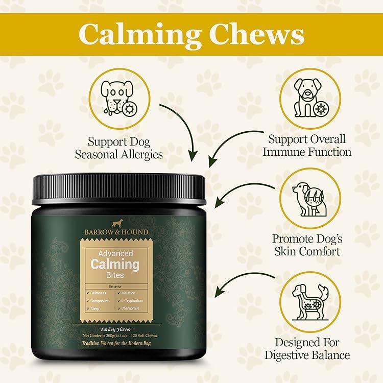 Calming Bites for Dogs – Stress & Anxiety Relief Barrow & Hound