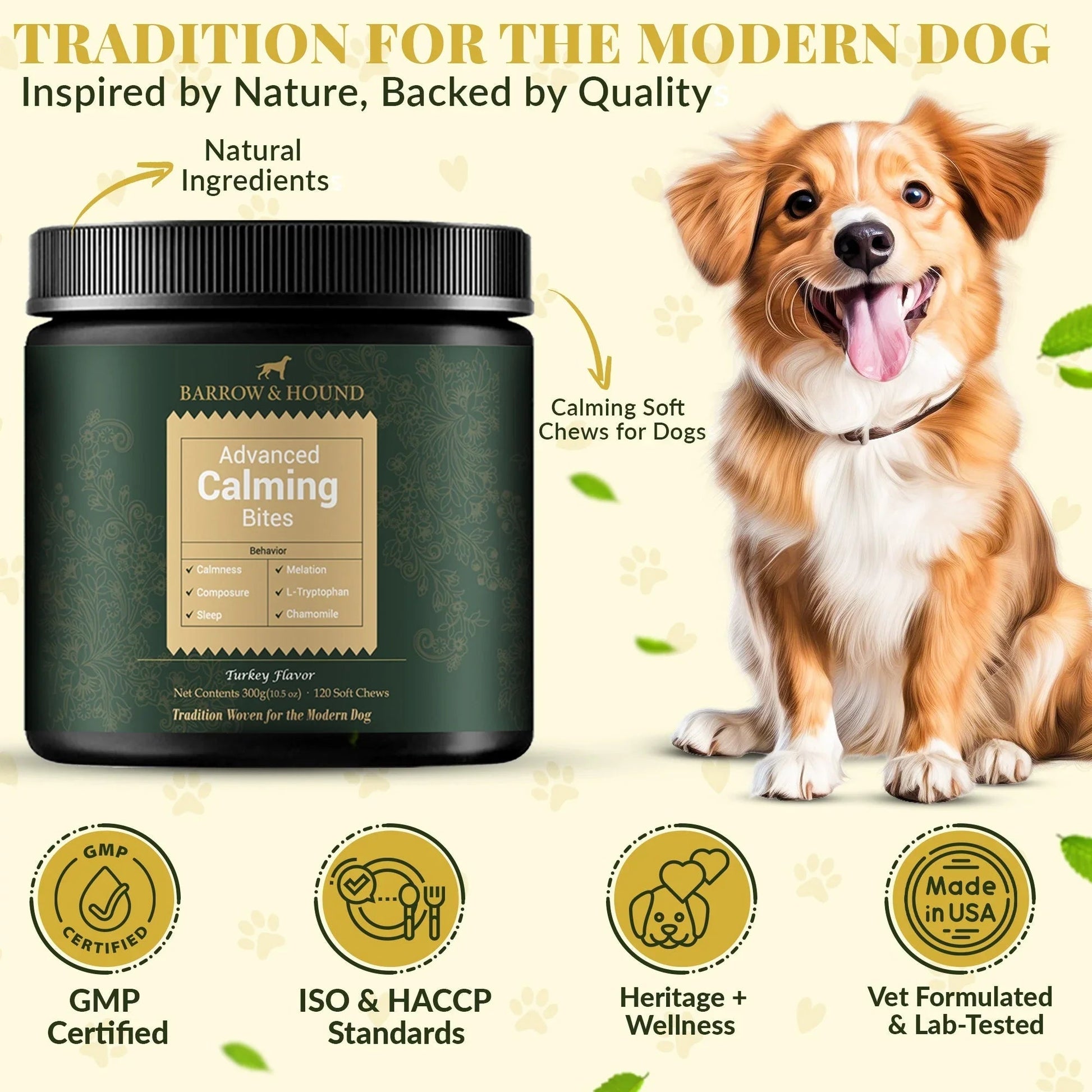 Calming Bites for Dogs – Stress & Anxiety Relief Barrow & Hound