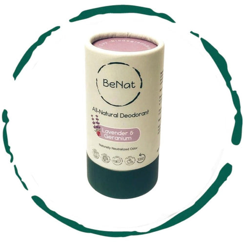 All Natural, Plastic-Free Deodorants BeNat