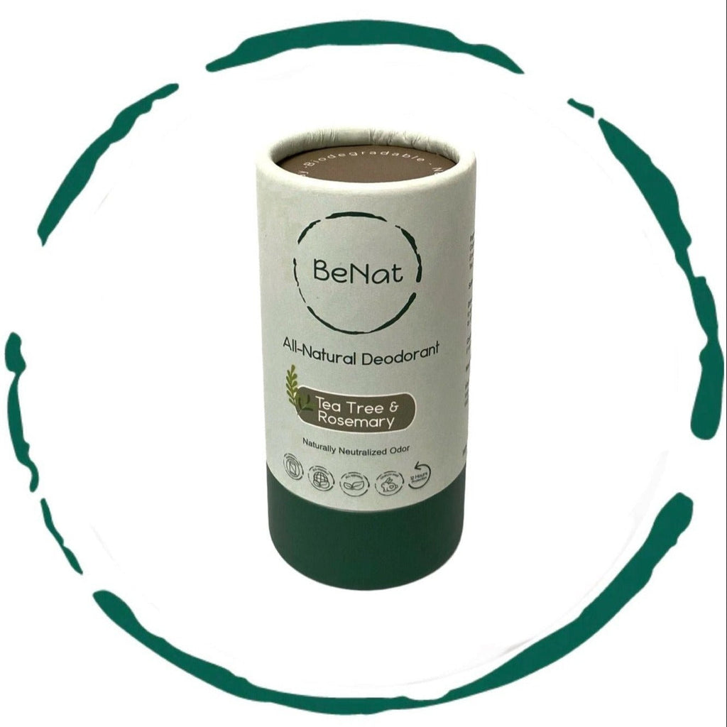 All Natural, Plastic-Free Deodorants BeNat