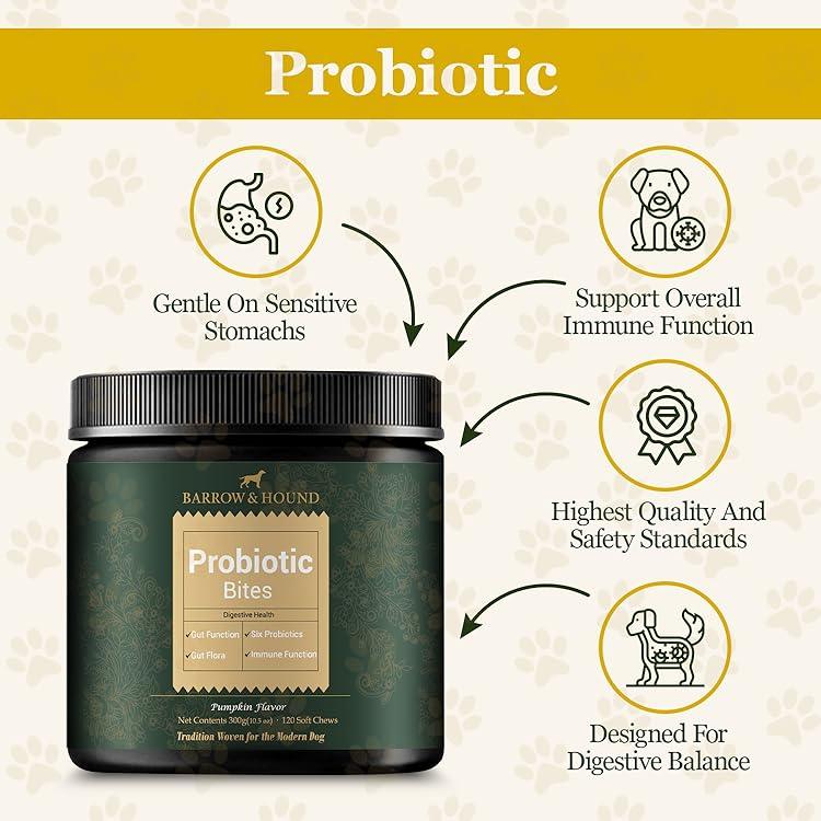 Probiotic Bites for Dogs – Gut Health & Digestive Support Barrow & Hound