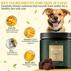 Skin & Coat Bites for Dogs – Shine, Strength & Allergy Relief Barrow & Hound