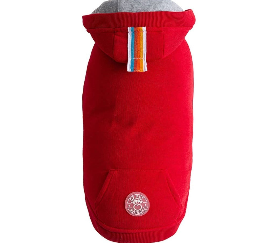 Jersey con capucha, Elasto Fit-Rojo