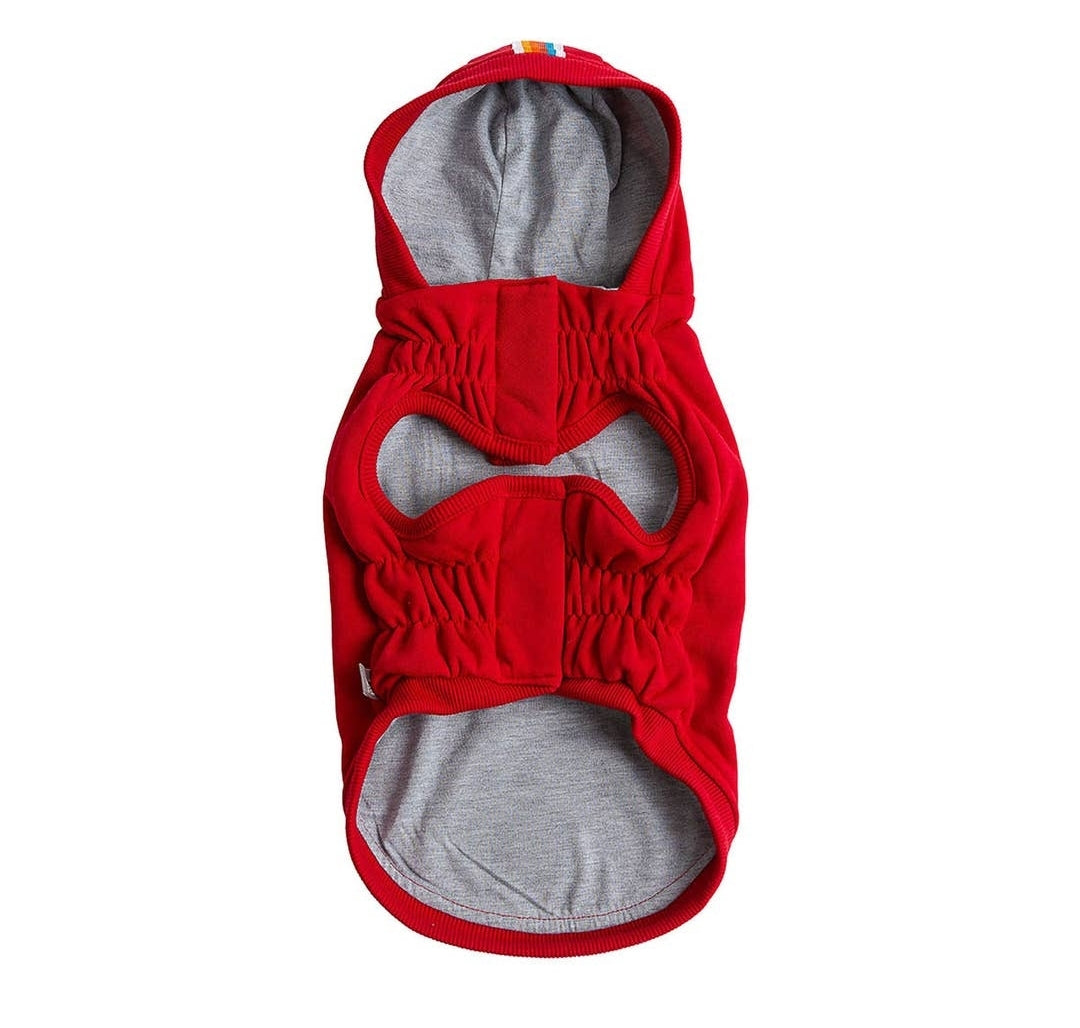 Jersey con capucha, Elasto Fit-Rojo