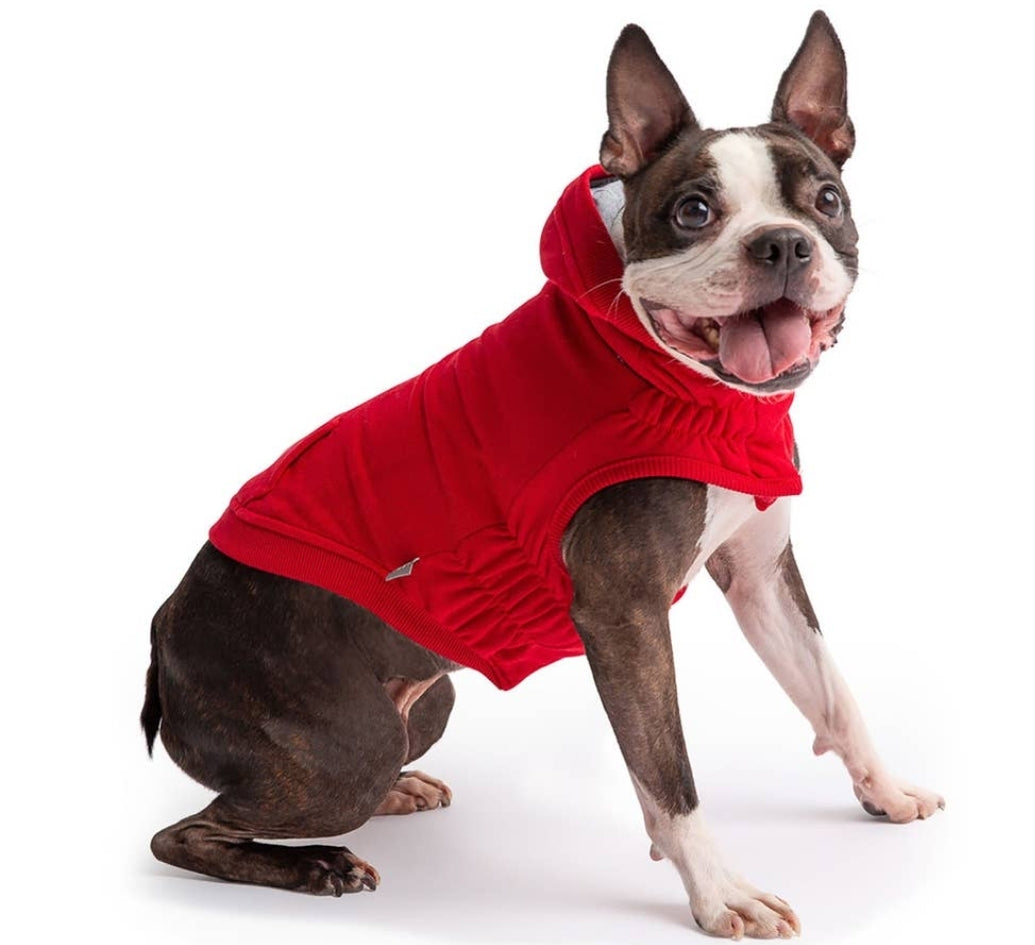 Jersey con capucha, Elasto Fit-Rojo