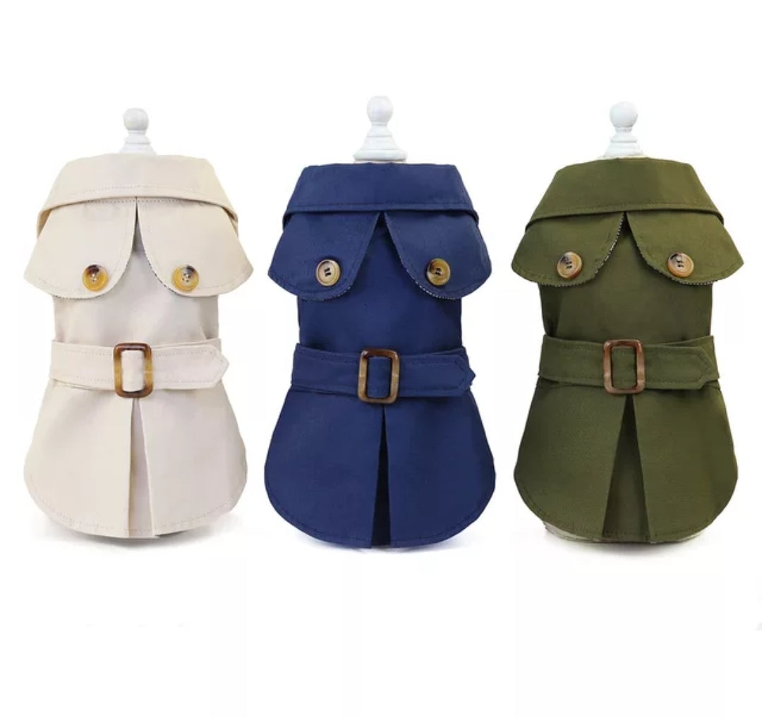 Trench Jacket aprox 12 to 14inch neck
